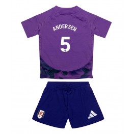 Fulham Joachim Andersen #5 Derde tenue Kids 2024-25 Korte Mouw (+ Korte broeken)